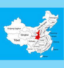 Shanxi province map china map Royalty Free Vector Image
