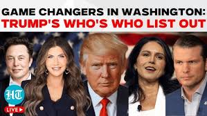 Trump's Cabinet LIVE | Kennedy Jr, Elon ...